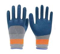Gants De Jardin Anti-épines - Paume Enduite De Latex Résistant Aux Perforations, Équipement De Protection Imperméable Pour Le Travail Dans La Cour, Outils De Désherbage Respirants, Accessoire D'élagag
