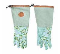 Gants de jardin longs imprimé roses