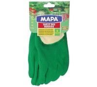 Mapa Gants de jardinage Taille des Rosiers – Latex 100% coton, anti-perforation – Taille S Vert