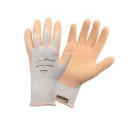 ROSTAING Gants Fins de Jardinage Lavable Parfum Naturel Eucalyptus Latex Rose NUDE Taille 08