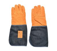 Gants de jardinage en cuir et jean