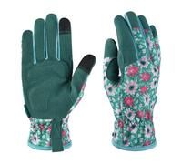 Gants de jardinage en microfibre et polyester | Tâches de jardinage multicolores taille S/M/L(Green,S)