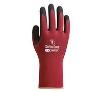 TOWA Kerbl 297287 Soft N Care Landscape Gants de jardinage Rouge Taille 8