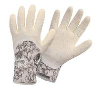 ROSTAING Gants de Jardinage Lavables Imperméables Naturels Latex Blanc Flower Taille 08