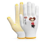 Gants de jardinage personnalisés avec nom et personnages de dessin animé | Gants de jardinage avec fleur de naissance pour grand-mère et papa