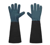 Gants De Jardinage Résistants À La Manchettes Protection en Cuir Longues pour Les Travaux Extérieurs Et L'entretien La Maison Gants Imperméables pour Conditions Humides