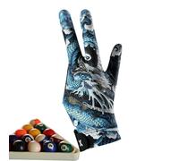 Gants de joueur de billard - Gants élastiques à 3 doigts, accessoires | Équipement pour une meilleure prise en main | Queue unisexe - Idéal pour le cyclisme, le golf, le billard et l'entraînement
