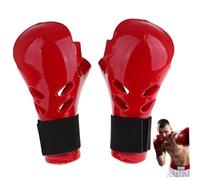Gants de karaté pour Adultes, 1 Paire Gants de Doublure éponge Absorbant Les Chocs, Punch Facile à Porter avec Sangle élastique pour Le Kickboxing, Le Grappling, la Boxe, Le Sac Vitesse, Les Arts