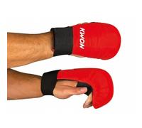 Gants de Karaté sans boucles aux pouces Kwon Rouge XS