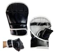 Gants de kickboxing - Demi-doigt ouvert avec paume ouverte pour Thaï, boxe thaïlandaise, sparring, sac de frappe