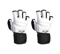 Gants de Kickboxing pour - Gants de Boxe en PU Pours, gantss des Protection d'entraînement Blancs pour Les Arts Martiaux des Jeunes, Le Muay Thai, Le Sparring et la Pratique dee la FRA