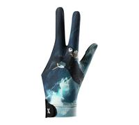 Gants De La Piscine De Billard - De Piscine Non Glissante À Respiration Réglable - Les Doigts Élastiques 3 Montrent Des Gants | De Repère Gauche | Accessoire De Sports En Tissu Extensible Li