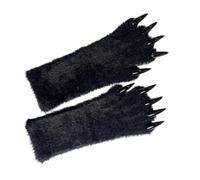 Gants De Longueur Étendue Avec Conception De Griffes 3D Et Faux Vison