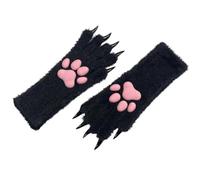 Gants De Longueur Étendue Avec Conception De Griffes 3D Et Faux Vison