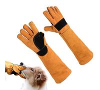 Gants de manipulation d'animaux | Manchons renforcés | Gants de morsure de chat - Pour jardinage, coupe, toilettage, cuisine, soudure, construction, bain, cuisine