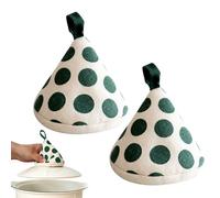 Gants De Manique - 4,73 X 4,73 X 3,55 Pouces, Mitaines Résistantes À La Chaleur, Coussinets En Silicone, Poignées De Pincement De Four Longue Durée | Gants De Cuisine Multifonctionnels Et Sûrs Pour Fr