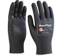 Gants de manutention 100% enduit nitrile T9 - Lot de 12 - ATG - 21082.12
