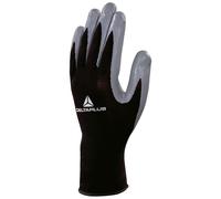 Gants de manutention Delta Plus VE712GR noir/gris taille L 10 pièces