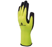 Gants de manutention Delta Plus VV733 jaune fluorescent/noir taille XL 6 pièces
