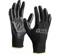 Gants de manutention enduit nitrile noir - T9 - 66064