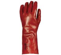 Gants de manutention EUROSTRONG 3620 PVC rouge 36cm taille 9 - - 3619