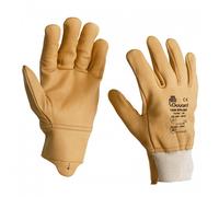Gants de manutention poignets tricot oléohydrofuge -cuir -1549 EPA BEI - T7 GUYARD