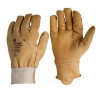 Gants de manutention poignets tricot oléohydrofuge -cuir -1549 EPA DKP - T11 GUYARD