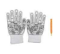 Gants de massage d'acupointing pour soulager la fatigue des mains, chaussettes élastiques d'acupression, de réflexologie pour la physiothérapie, le massage des mains, les acupressions, les doigts