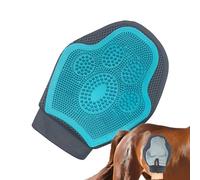 Gants de massage pour chevaux, épurateur pour chevaux pour le bain | Brosse de toilettage pour chevaux | Épurateur de Massage en Silicone pour poils d'animaux, fourniture de bain pour chevaux, cochon,