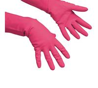 Gants de ménage Vileda la fine - Sensitive S Gants de travail latex rouge idéal pour l'évier