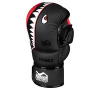 Gants MMA Phantom Fight Squad | Gants professionnels pour le sparring, le combat, la boxe, le combat libre (L/XL - Noir)