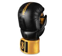 Phantom MMA Gants APEX | Gants professionnels pour sparring, combat, boxe, freefight (S/M - Limited noir/or)