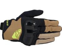 Gants de moto Alpinestars Chrome V2, noir/khaki, L