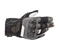 Gants de moto Alpinestars Corozal V2 Drystar noir gris foncé blanc
