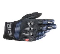 Gants De Moto Alpinestars En Cuir Halo - Bleu Foncé/Noir 35048227109