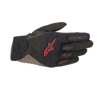 Gants de moto Alpinestars Shore noir rouge