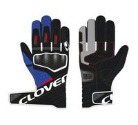 Gants de moto Clover Predator-2 Blue/White/Red/Black