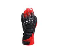 Gants de moto Cuir Homme Dainese FIERO Black/Red-Lava/White