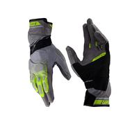 Gants De Moto D'Été LEATT ADV X-Flow 5.5 Hi-VIZ Gris Jaune Respirants