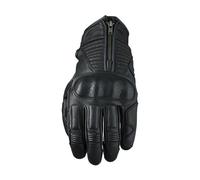 Gants De Moto D'Hiver En Cuir FIVE Custom Cafe Racer KANSAS Noir Homologués