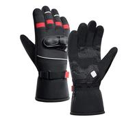 Gants de moto d'hiver : gants de moto tactiles résistants à l'eau et au vent pour faire du snowboard en plein air | Anti Slip chauds pour hommes, protection contre le cli, contrôle amélioré, écran