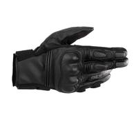 Gants de moto en cuir Alpinestars Phenom - noir/noir