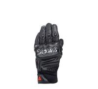 Gants de moto en cuir Dainese Carbon 4 Short Noir / Noir