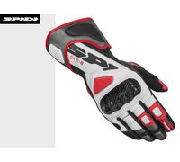 Gants De Moto En Cuir Spidi STR-6 Avec Coques En Carbone Rouge
