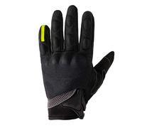 Gants De Moto En Nylon Pvc, Doigts Longs, Gants De Cyclisme Avec Crochet Et Boucle Pour Vtt, Course Sur Route, Noir, L