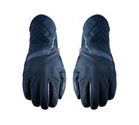 Gants de Moto Femme Hiver FIVE Urban MILANO EVO WP Noir Imperméables Approuvés
