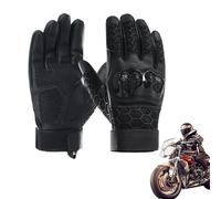 Gants de moto - Gants de moto à écran tactile, design complet de doigt | Gants non slip avec coque dure pour conduite VTT, course sur route, cyclisme, escalade, motocross et sports de plein air
