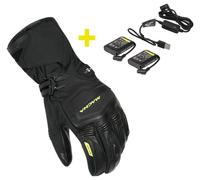 Macna Gants chauffants Azra RTX 7.4V Kit, imperméables, L Noir