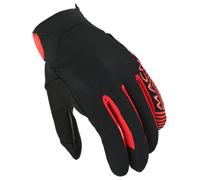 Macna Obtain Leather Gants de moto, noir/rouge, Taille 3XL