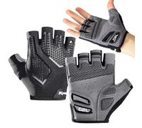 Gants de moto masculins - gants mi-doigts pour moto gants de crainte gants cyclables non slip - gants d'écran tactile respirants hommes gants de montagne de course, vélos, au